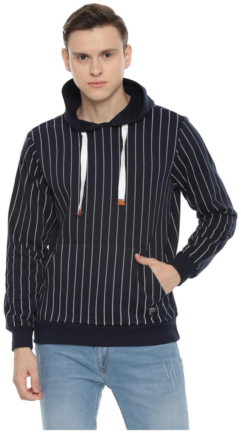 

People Men Blue Hooded Hoodie