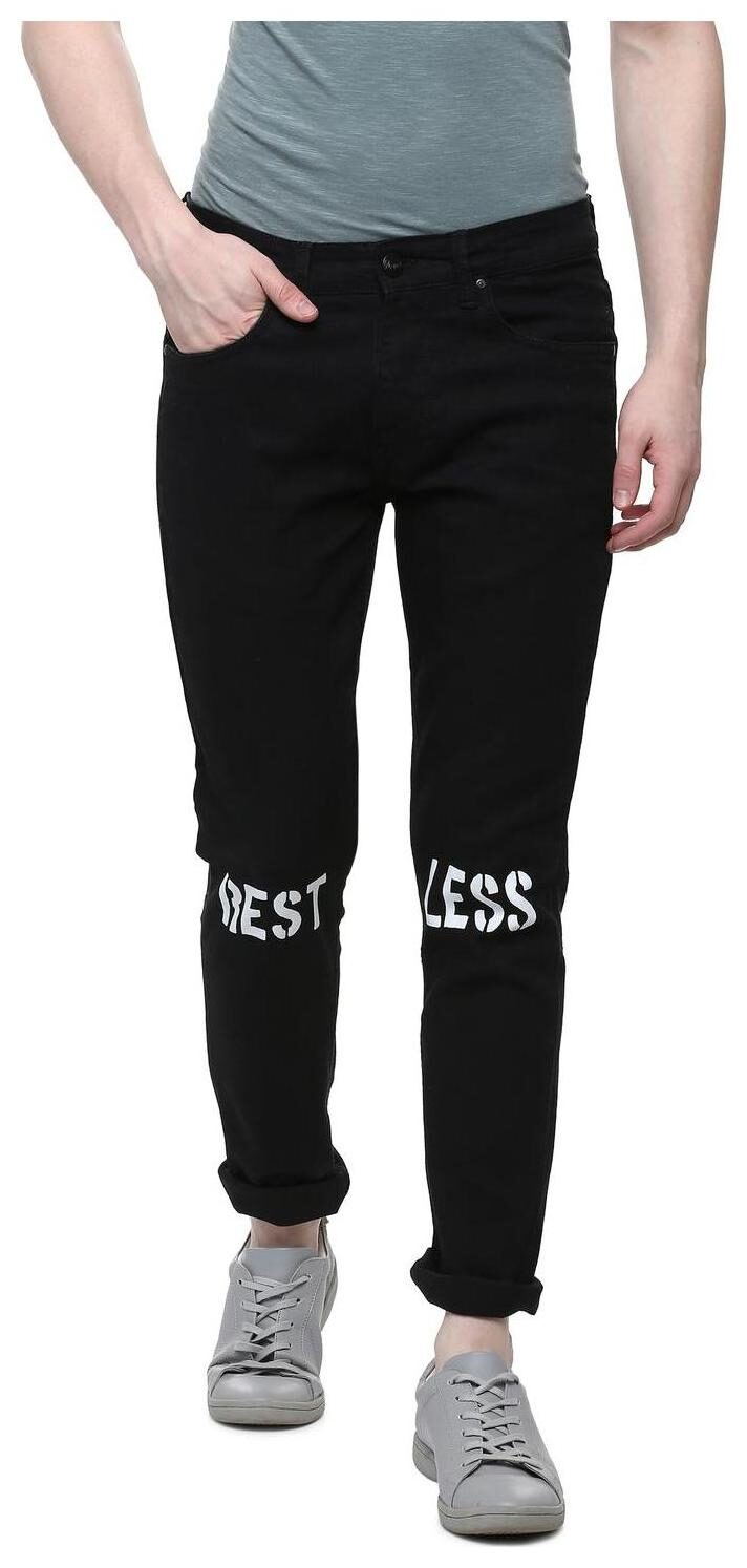 

People Men Black Slim Fit Jeans
