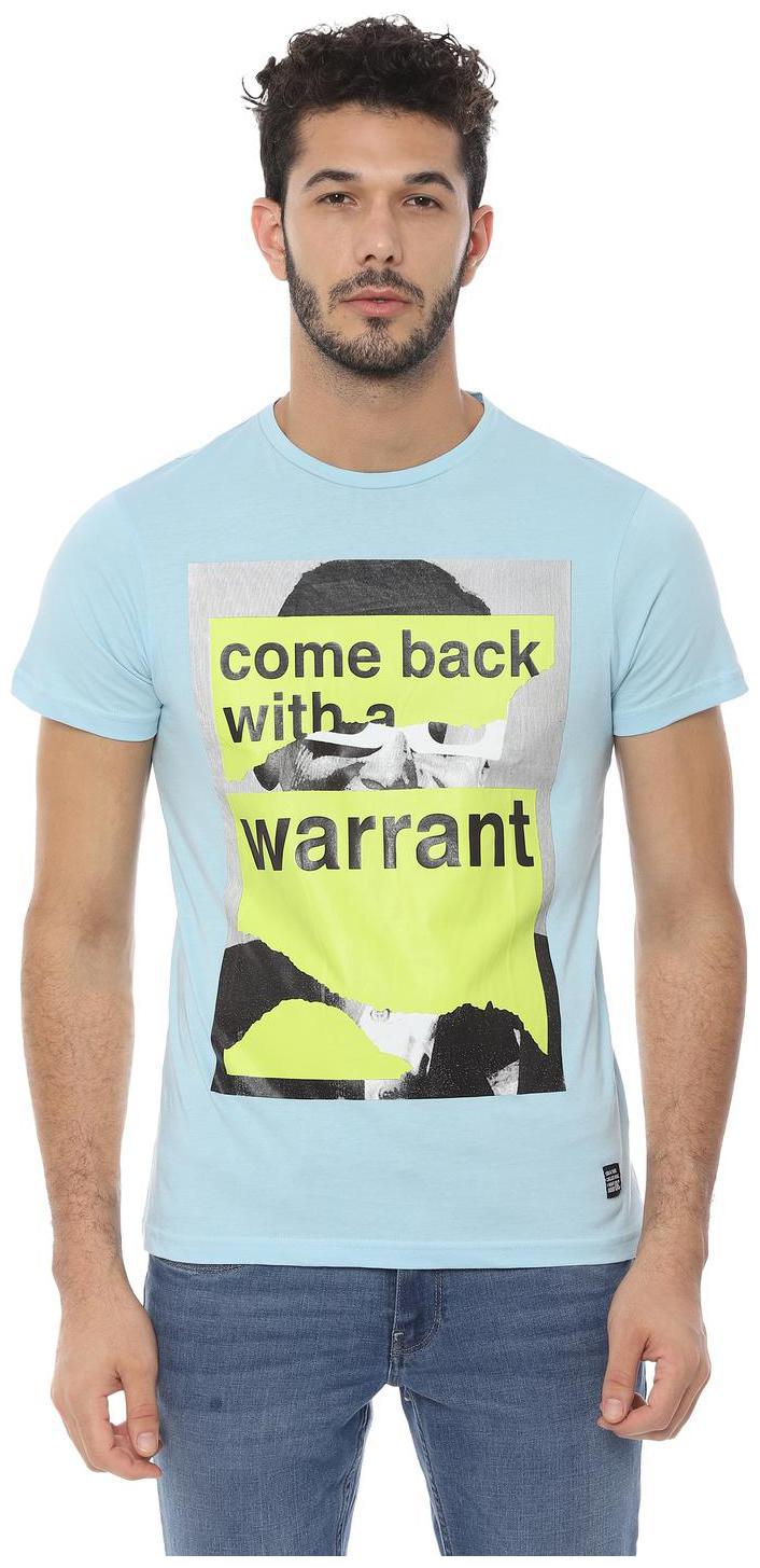 

People Men Blue Regular fit Cotton Round neck T-Shirt - Pack Of 1