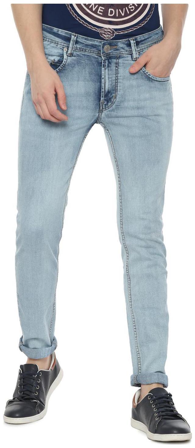 

People Men Blue Regular Fit Jeans
