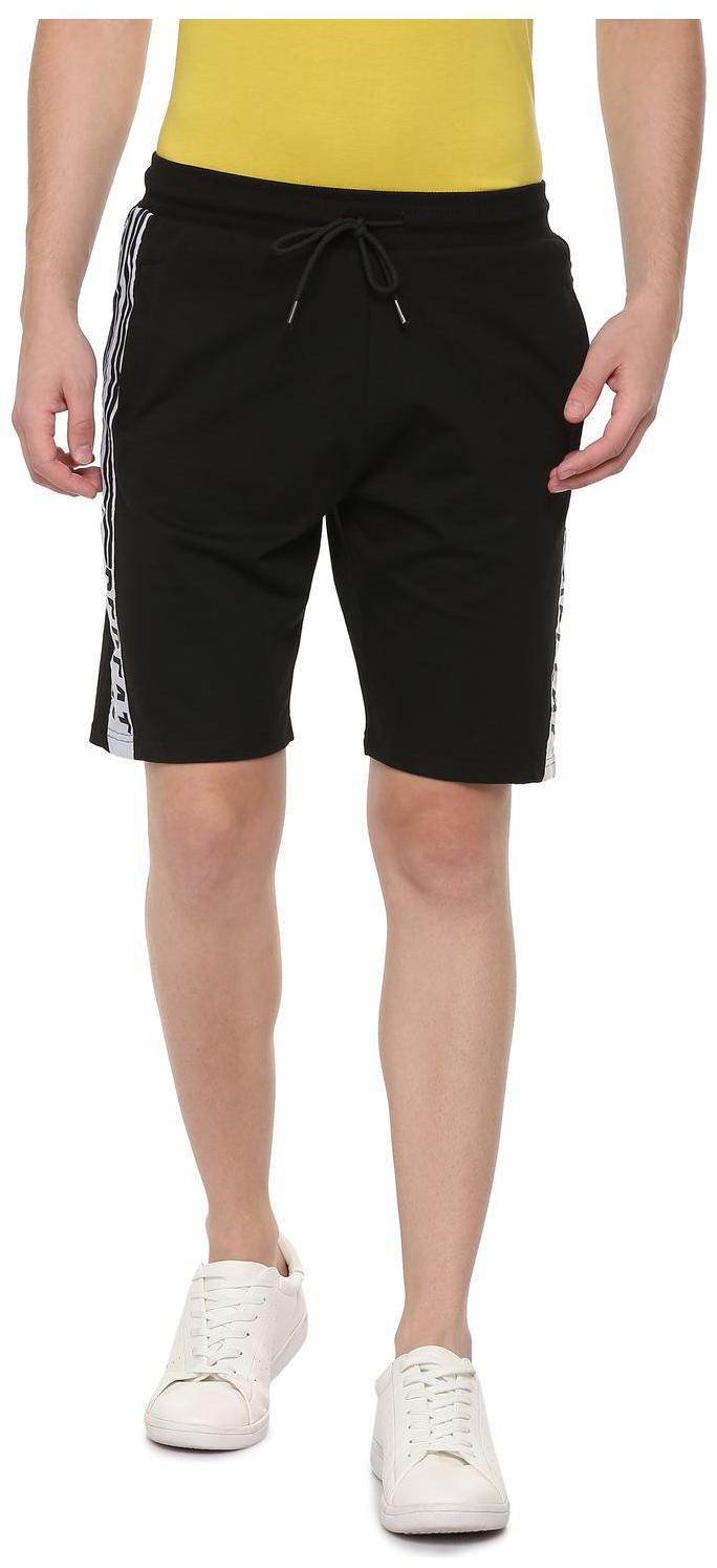 

People Men Black Regular Fit Regular Shorts