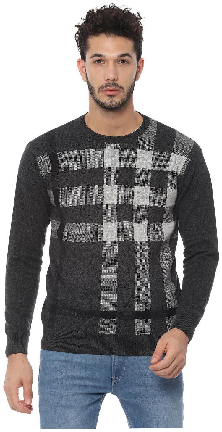 

People Men Black Round neck Pullover