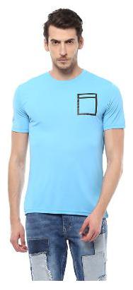 

People Men Blue Regular fit Polyester Round neck T-Shirt - Pack Of 1