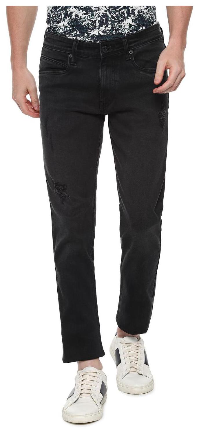 

People Men Black Regular Fit Jeans