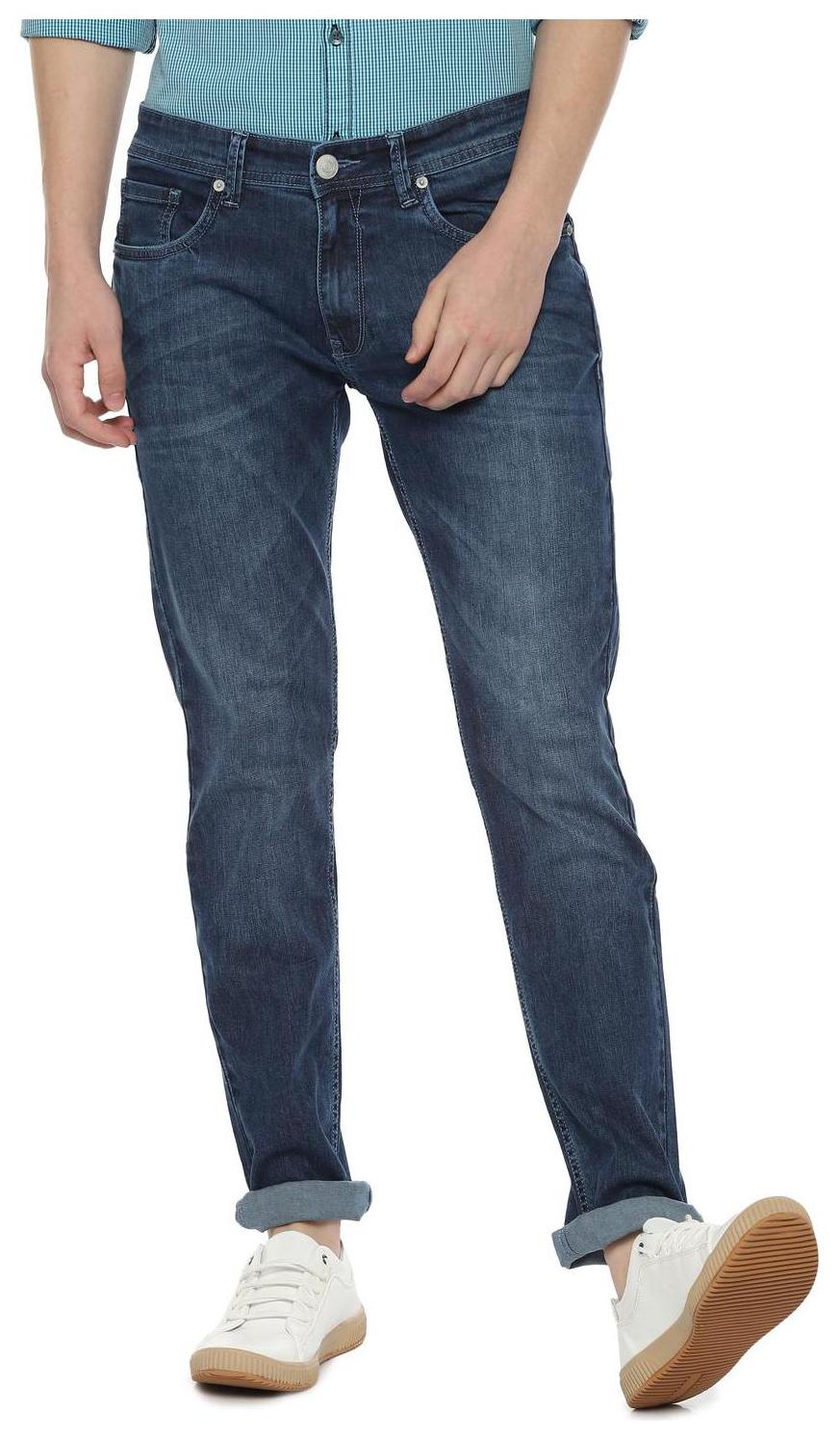 

People Men Blue Regular Fit Jeans
