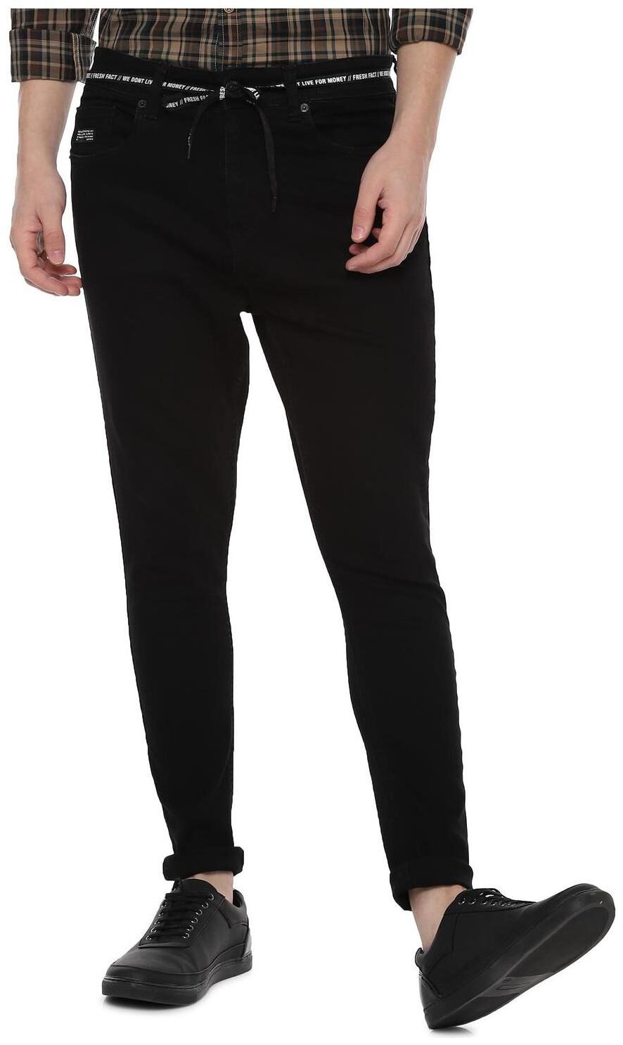 

People Men Black Regular Fit Jeans