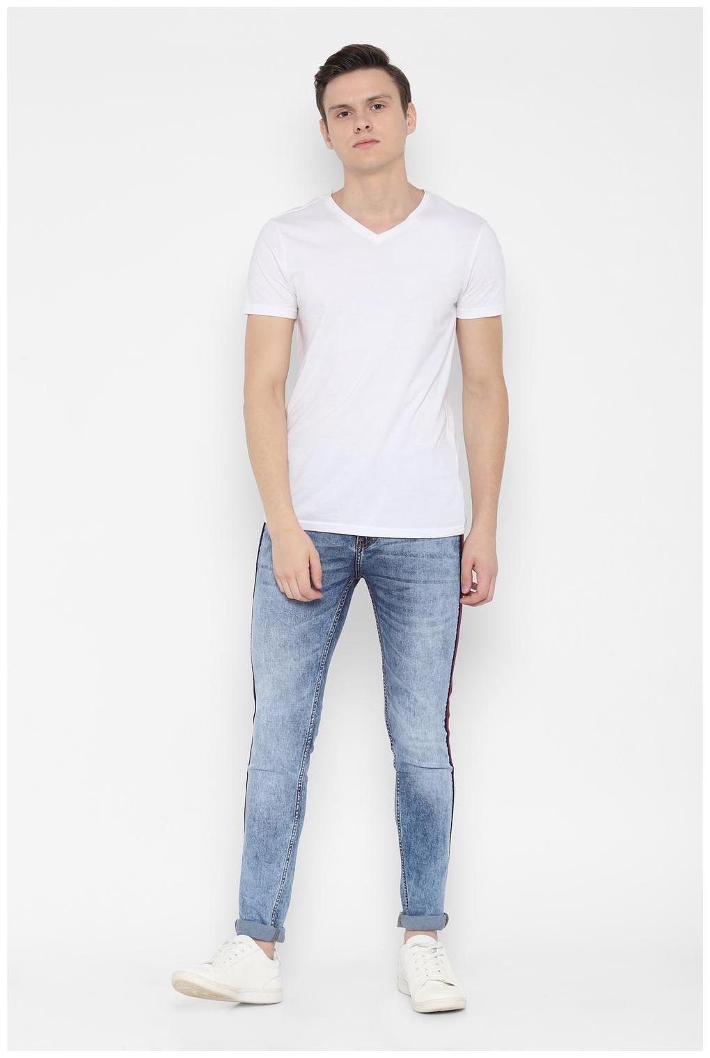 

People Men Blue Regular Fit Jeans