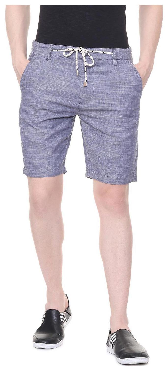 

People Men Blue Regular Fit Regular Shorts