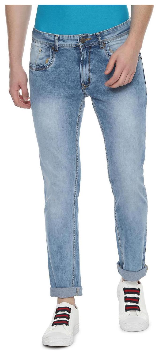 

People Men Blue Regular Fit Jeans
