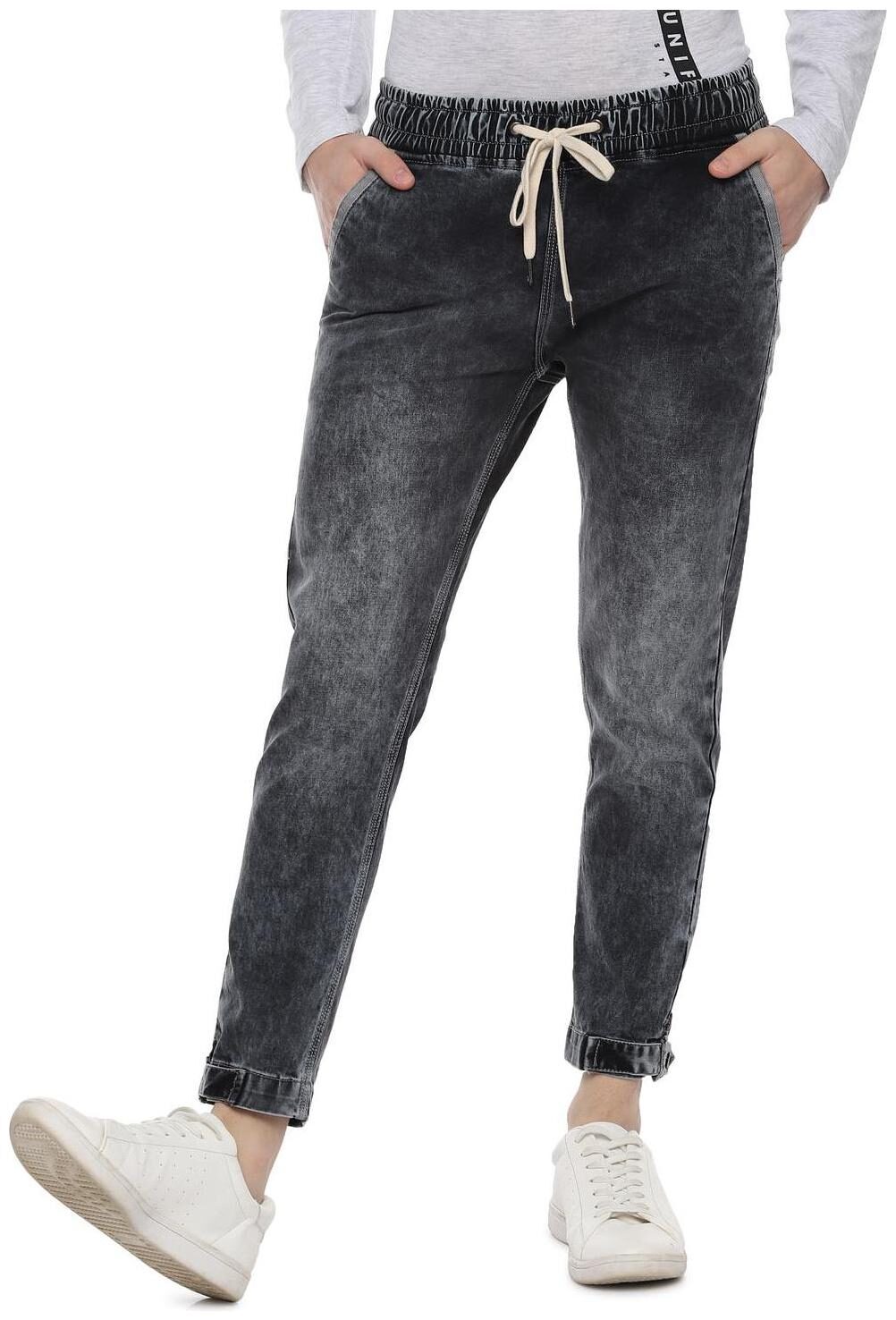 

People Men Black Regular Fit Jeans