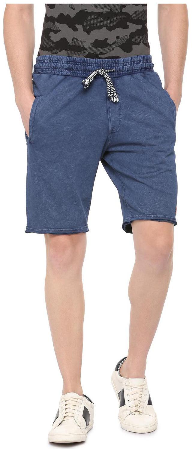 

People Men Blue Regular Fit Regular Shorts