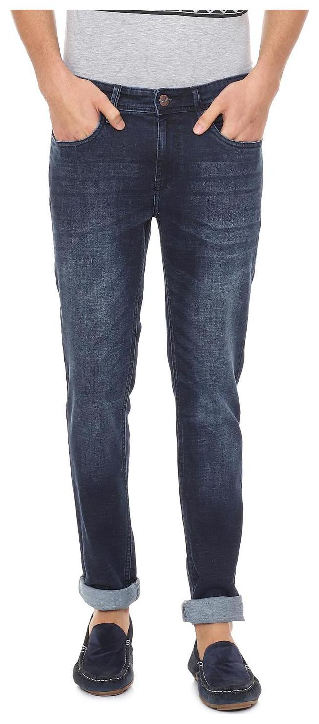 

People Men Blue Regular Fit Jeans