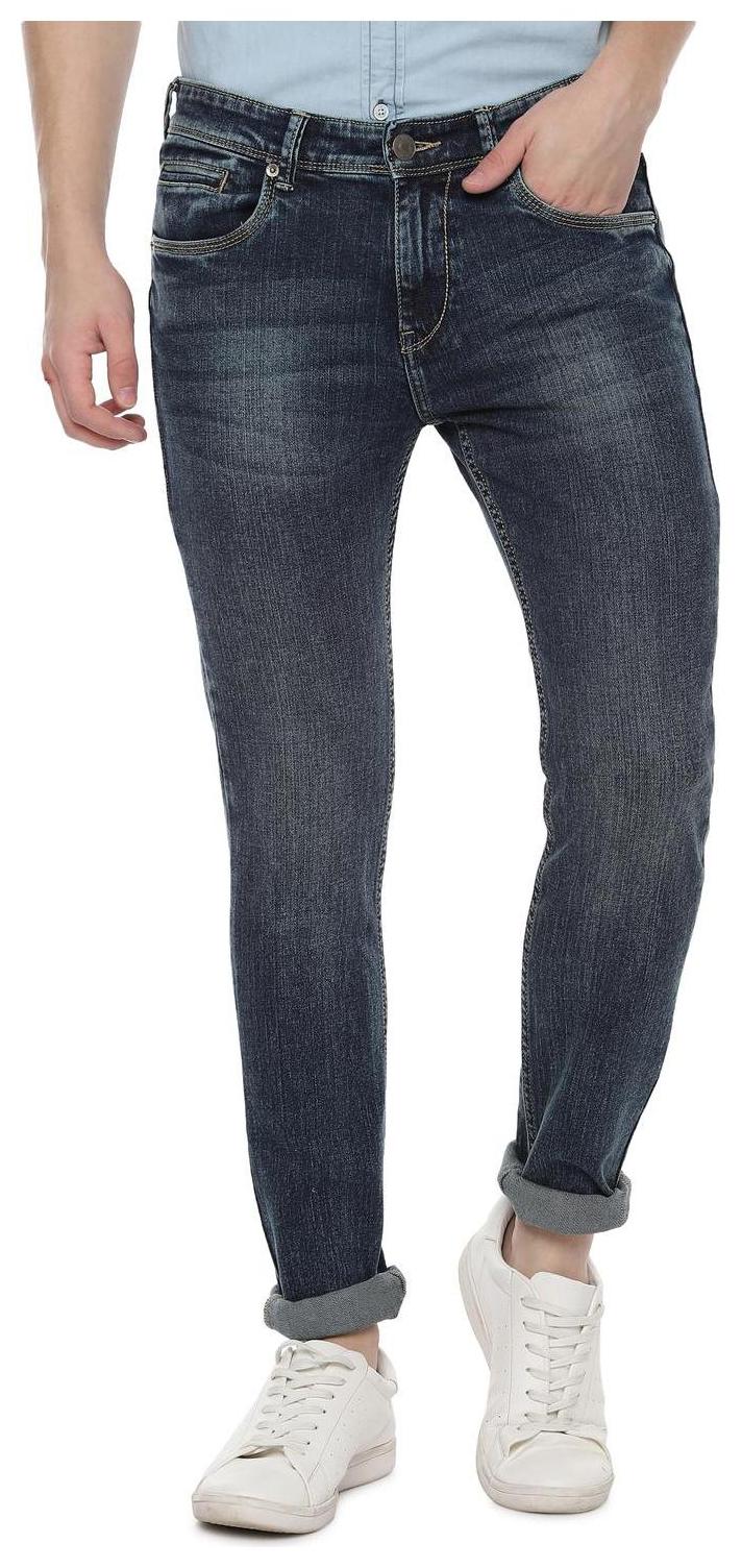 

People Men Blue Regular Fit Jeans