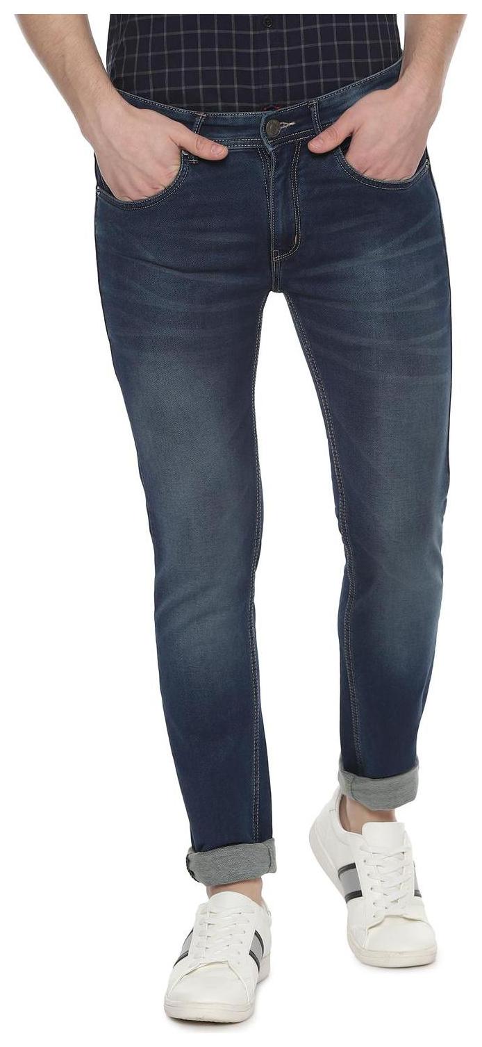 

People Men Blue Regular Fit Jeans