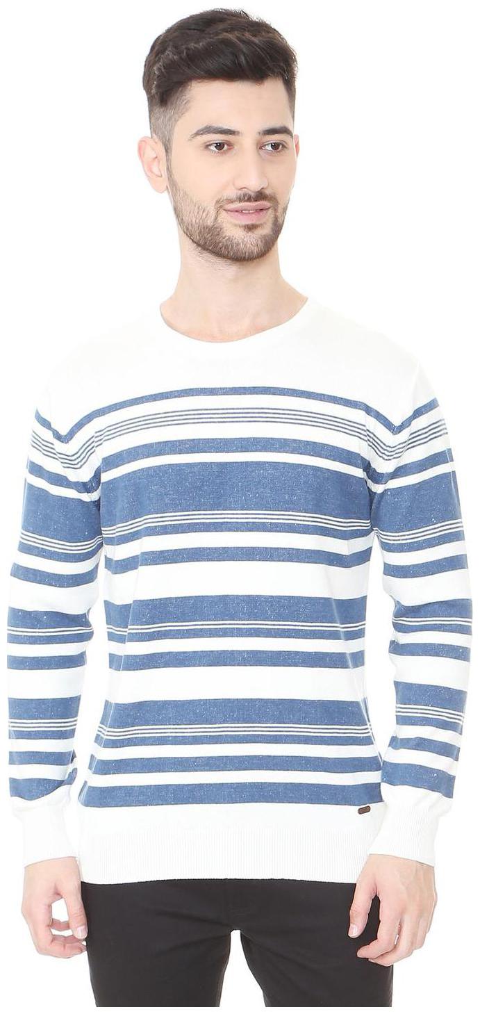 

People Men Blue Regular fit Cotton Round neck T-Shirt - Pack Of 1