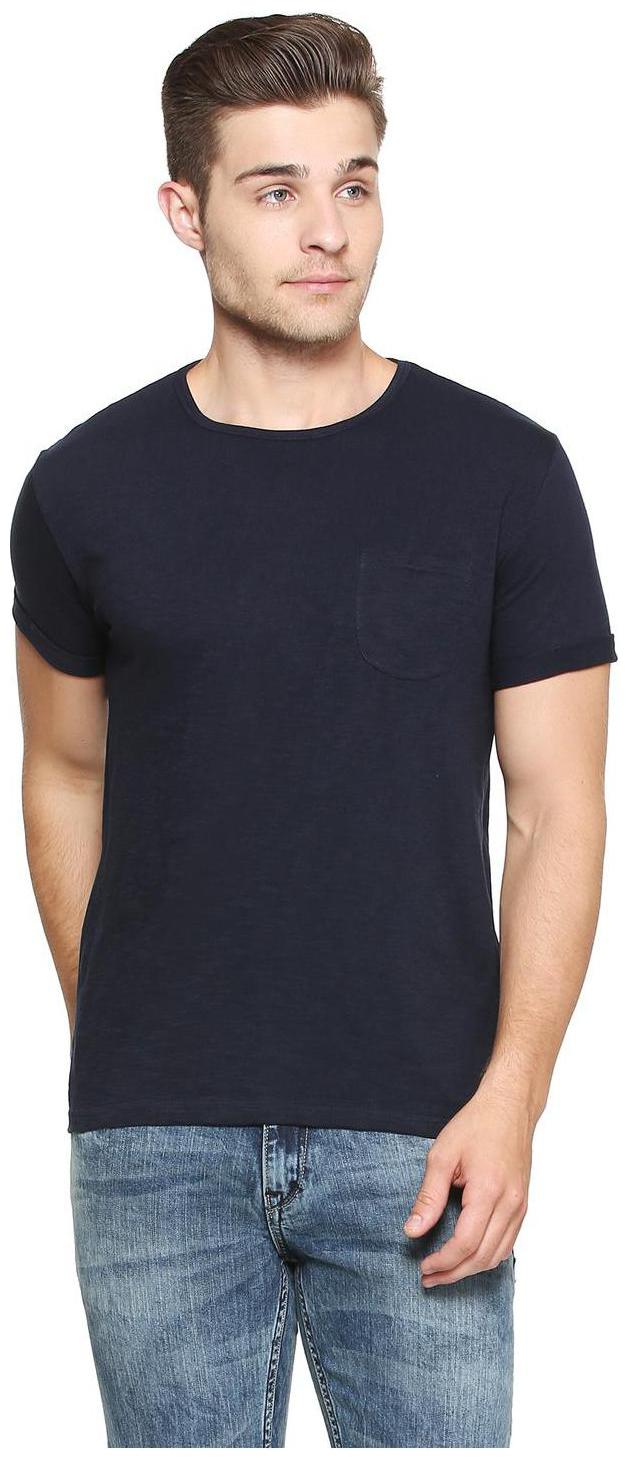 

People Men Black Regular fit Cotton Round neck T-Shirt - Pack Of 1