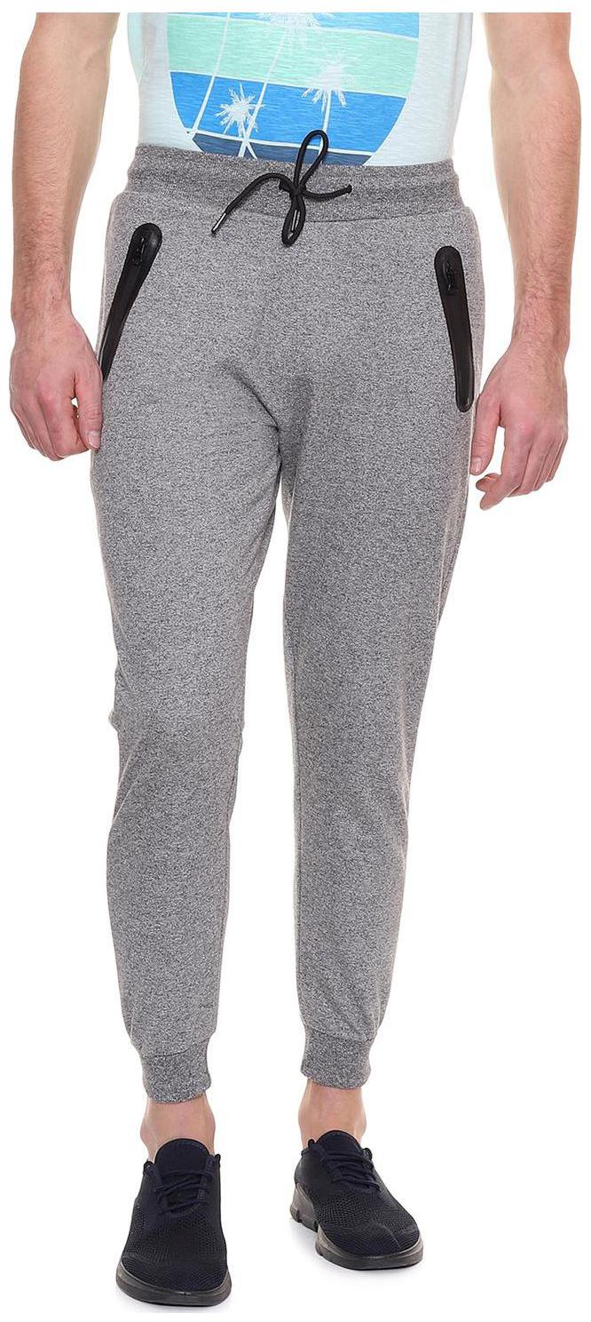 

People Men Grey Textured Slim fit Regular trousers