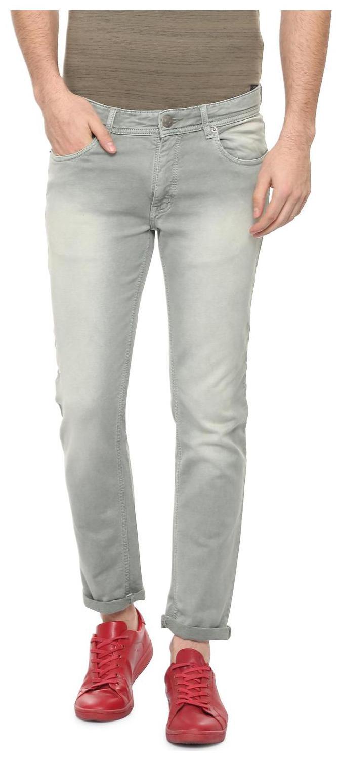 

People Men Grey Slim Fit Jeans