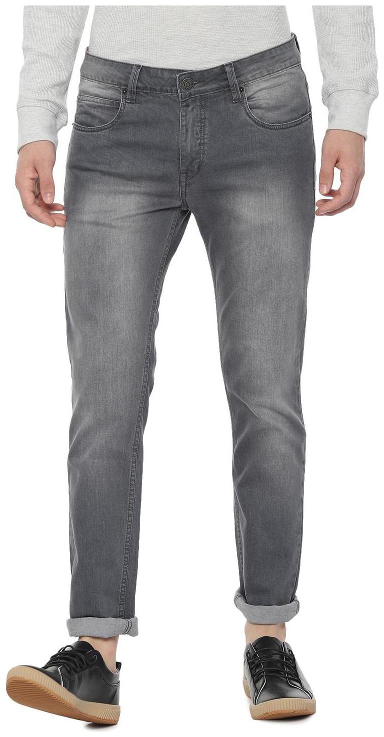 

People Men Grey Regular Fit Jeans