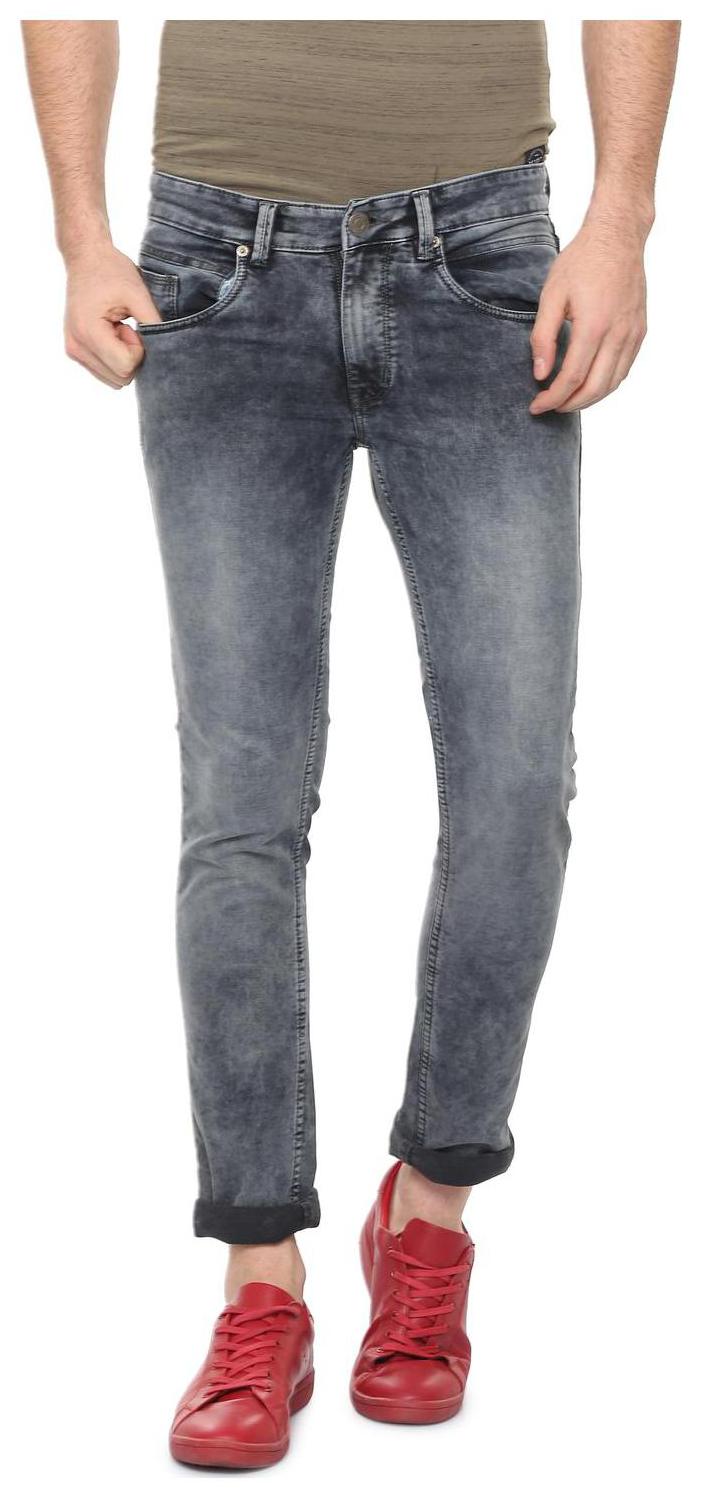 

People Men Grey Slim Fit Jeans