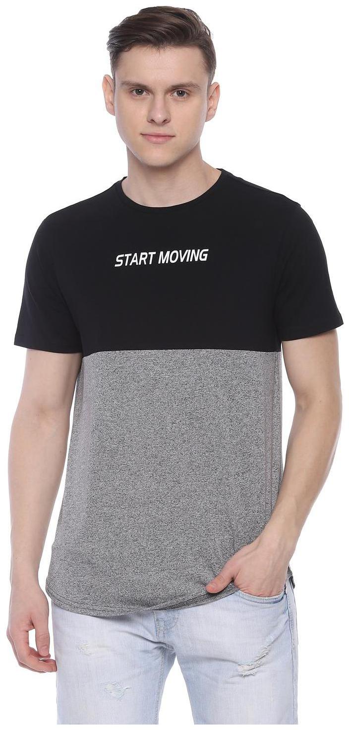 

People Men Grey Regular fit Polyester Round neck T-Shirt - Pack Of 1