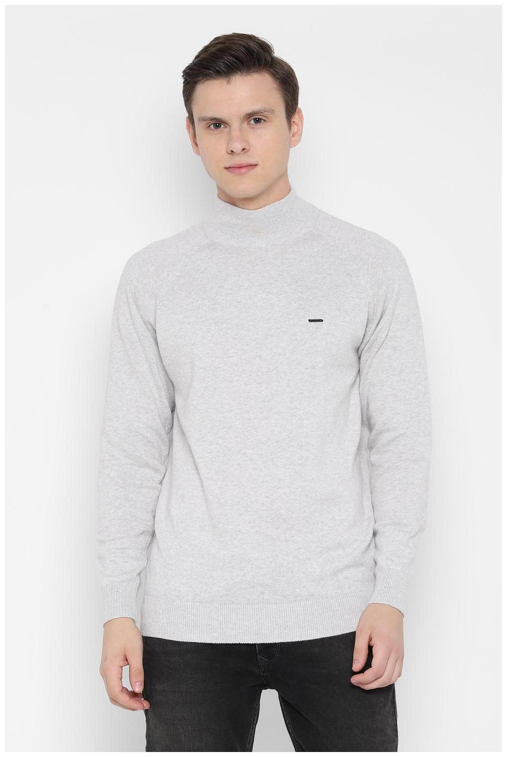 

People Men Grey High neck Pullover