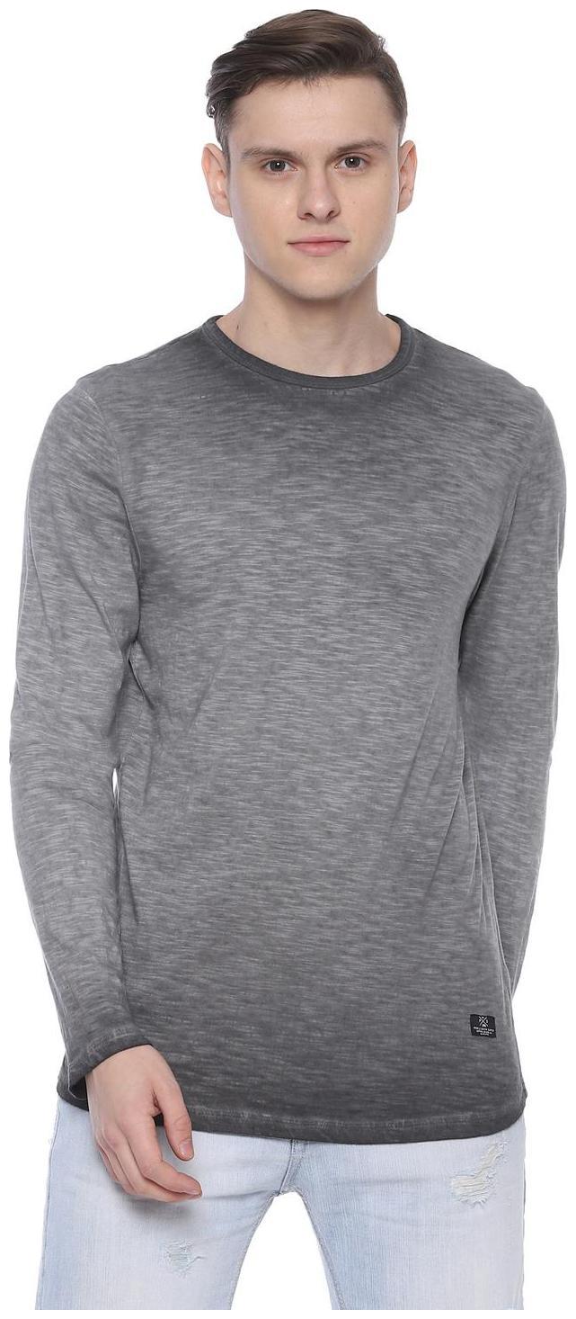 

People Men Grey Regular fit Cotton Round neck T-Shirt - Pack Of 1