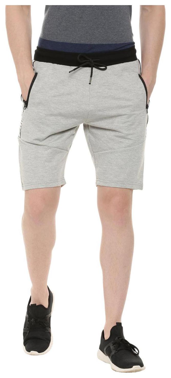 

People Men Grey Regular Fit Regular Shorts