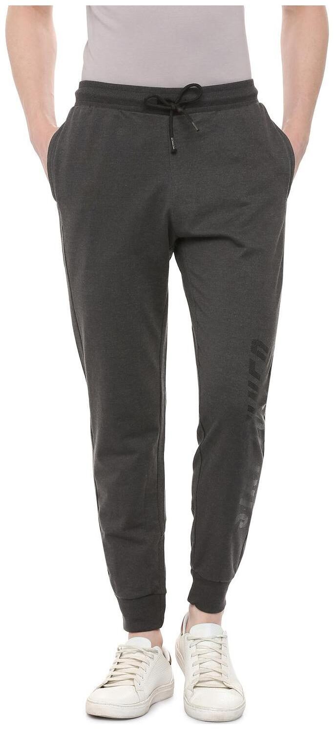 

People Men Grey Textured Regular fit Regular trousers