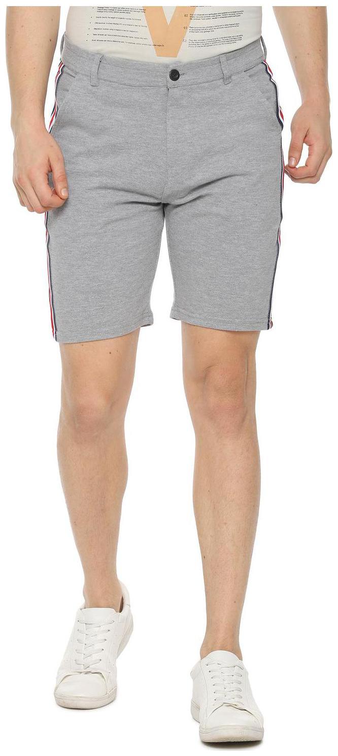 

People Men Grey Regular Fit Regular Shorts