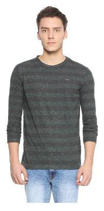 

People Men Green Regular fit Cotton Blend Round neck T-Shirt - Pack Of 1