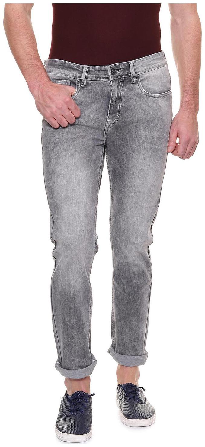 

People Men Grey Slim Fit Jeans