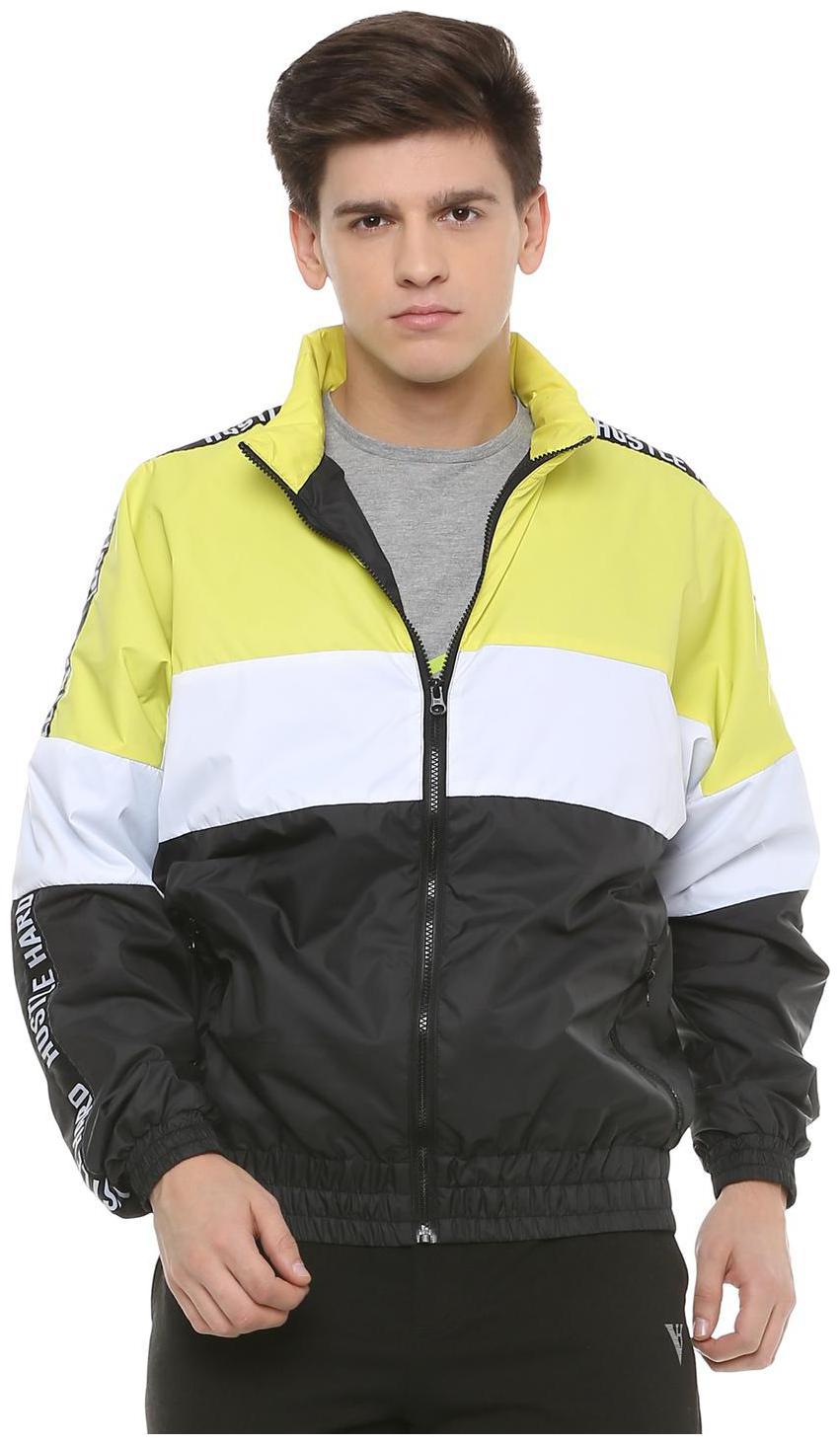 

People Men Multi Striped Bomber jacket