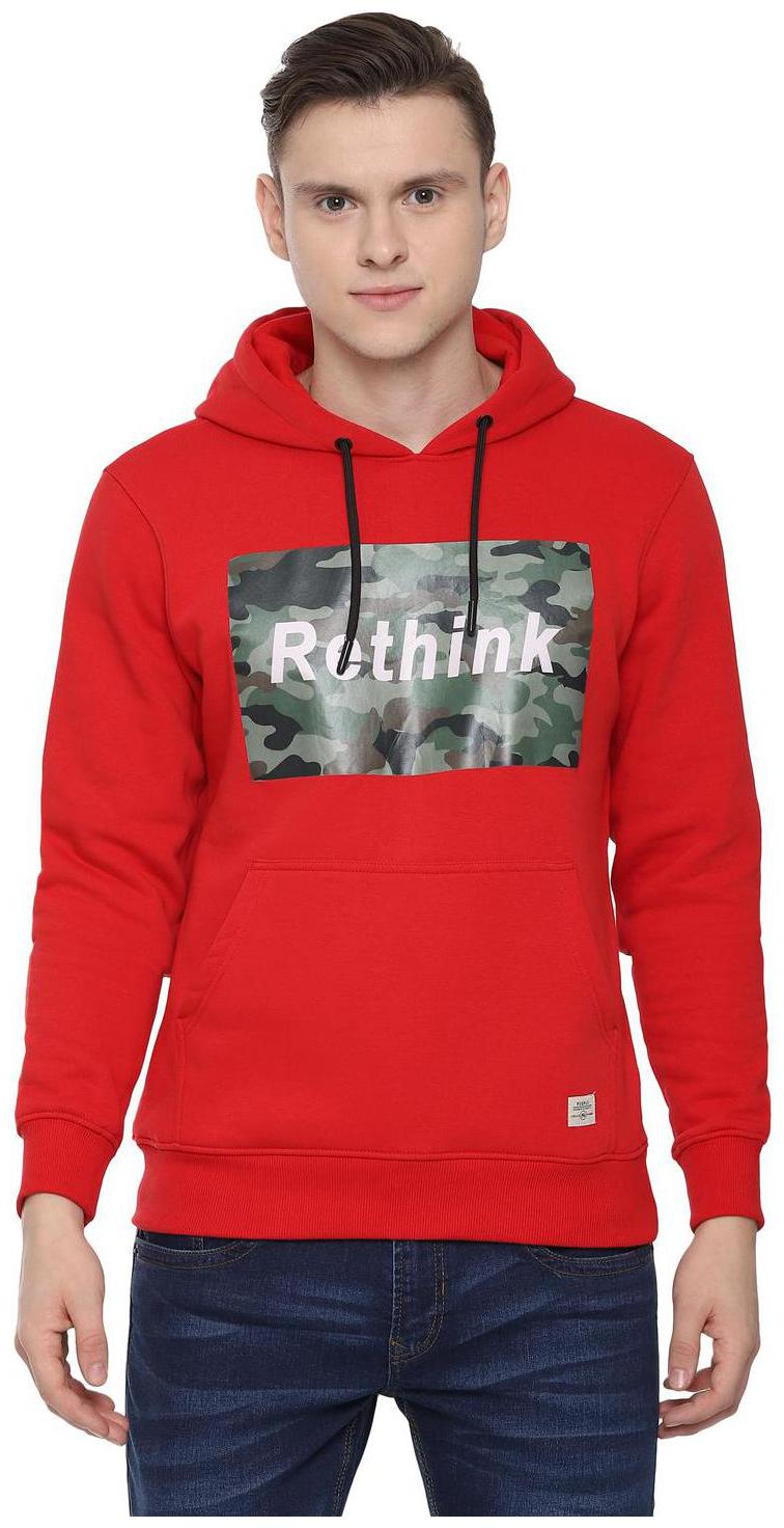

People Men Red Hooded Hoodie