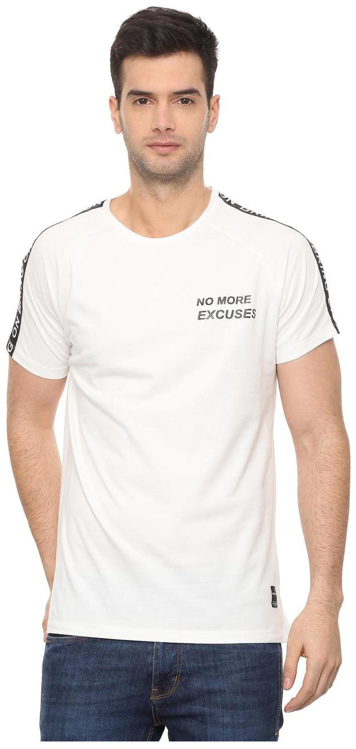 

People Men White Regular fit Cotton Round neck T-Shirt - Pack Of 1