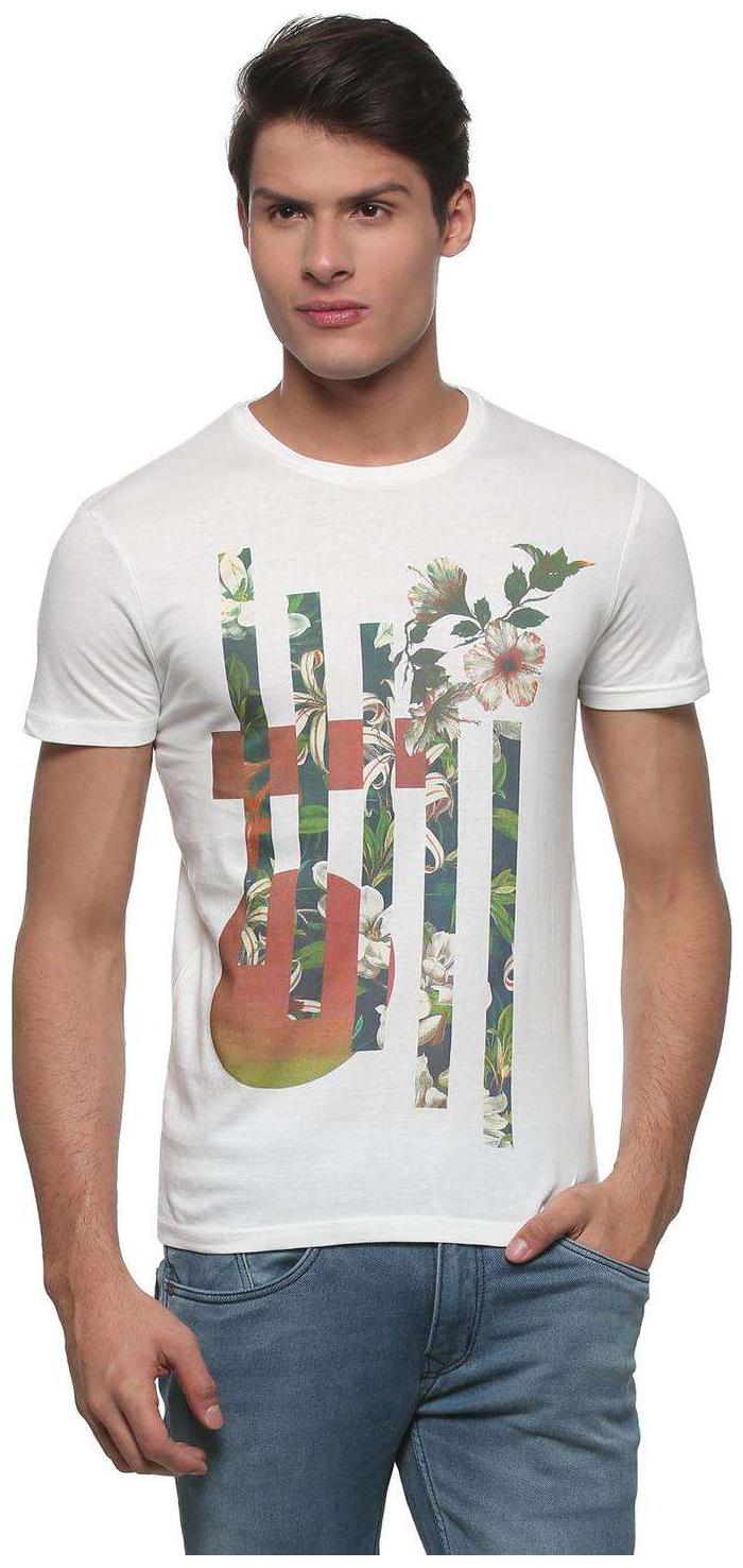 

People Men White Regular fit Cotton Round neck T-Shirt - Pack Of 1