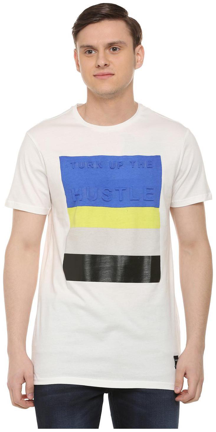 

People Men White Regular fit Cotton Round neck T-Shirt - Pack Of 1