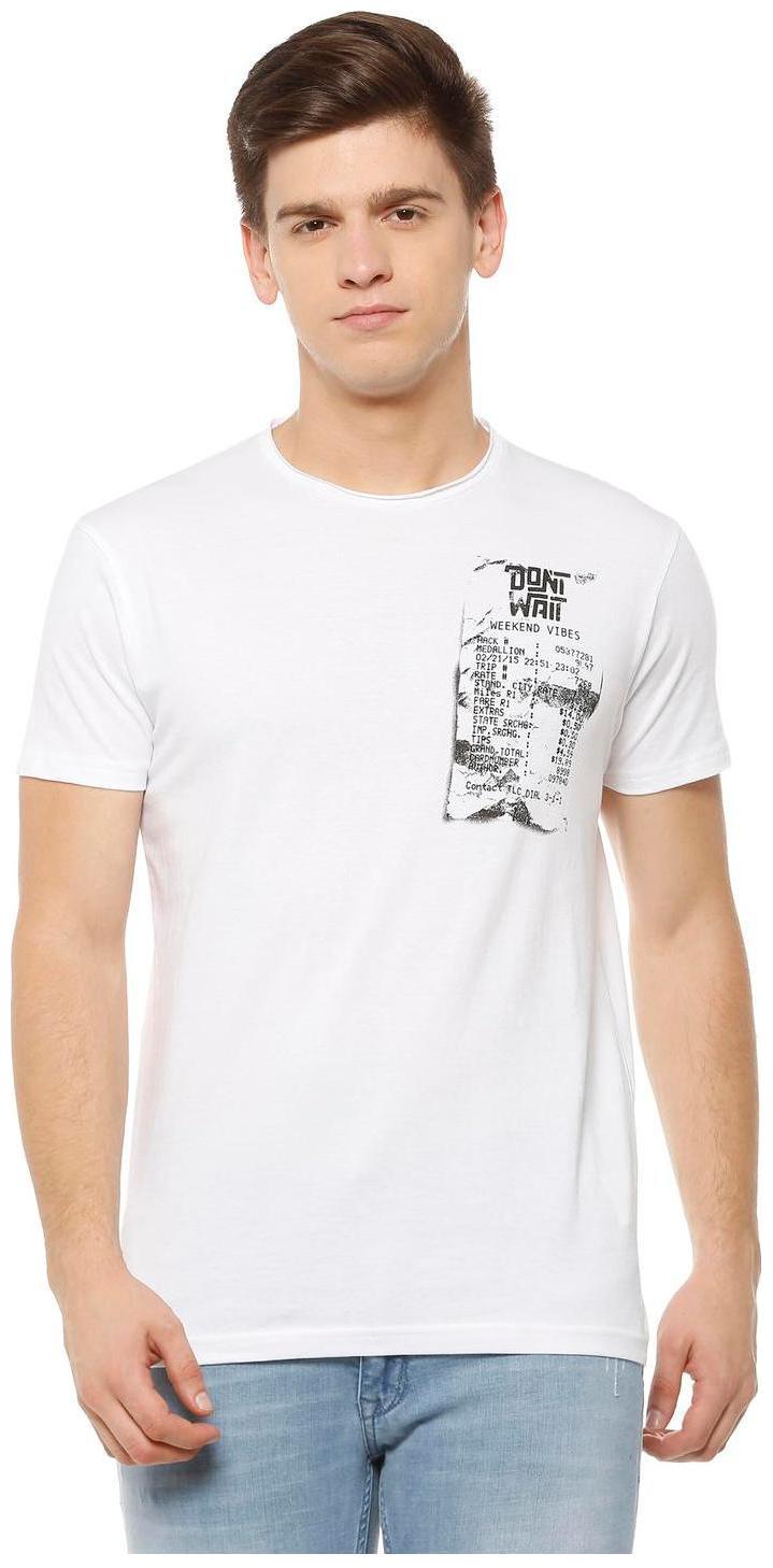 

People Men White Regular fit Cotton Round neck T-Shirt - Pack Of 1
