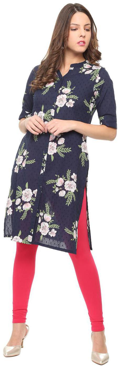 

People Navy Kurta