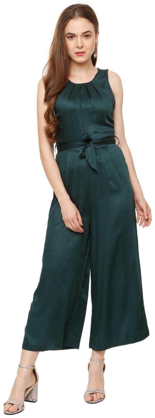

People Solid Jumpsuit - Green