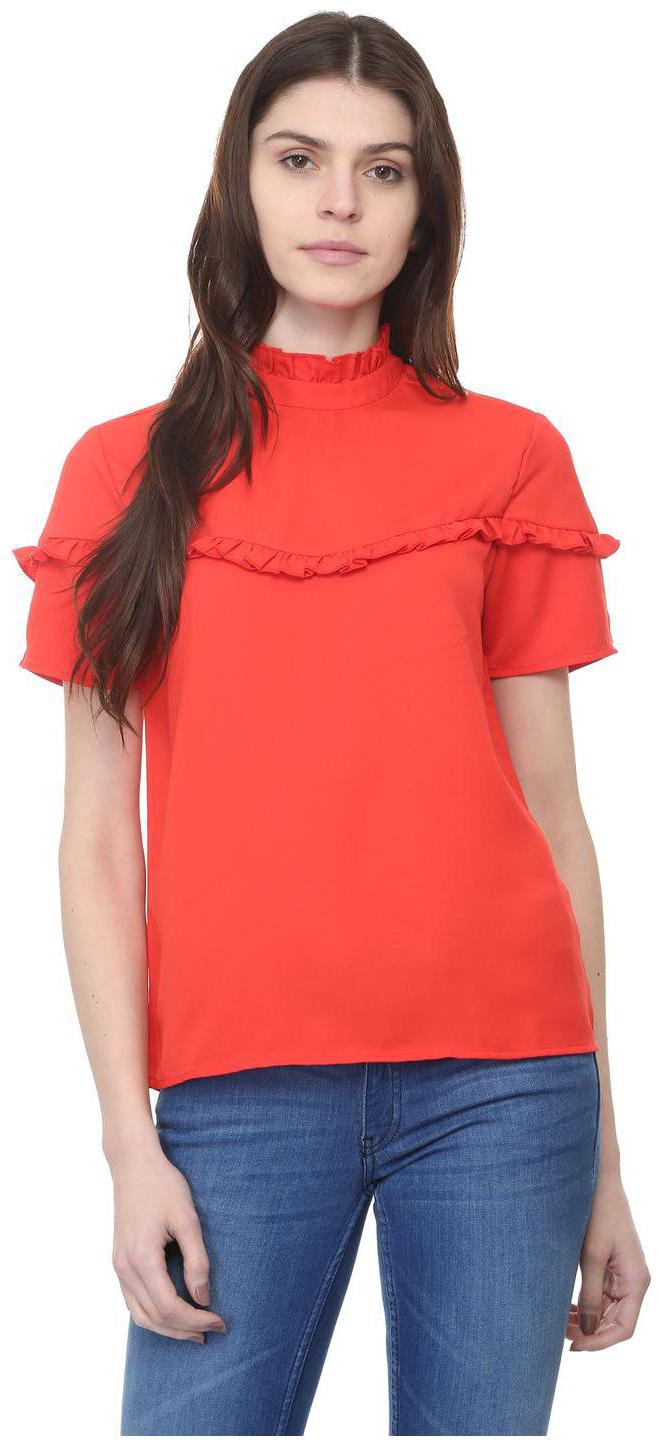 

People Women Solid Regular top - Red