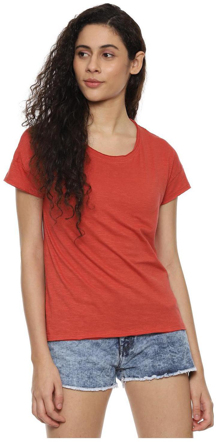 

People Women Solid Regular top - Red