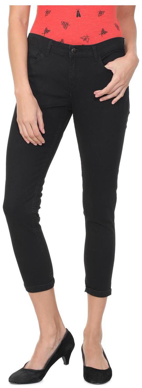 

People Women Black Slim fit Jeans