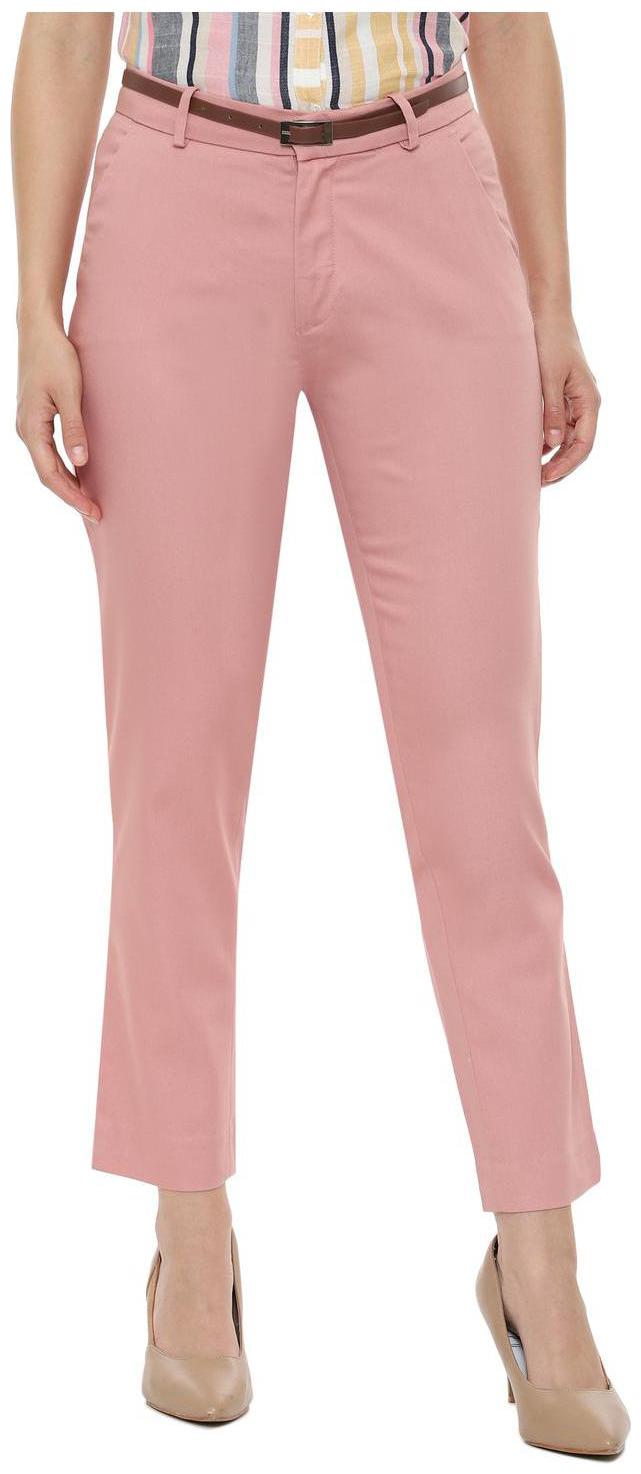 

People Women Pink Regular fit Parallels