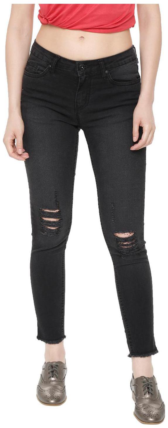 

People Women Black Skinny fit Jeans