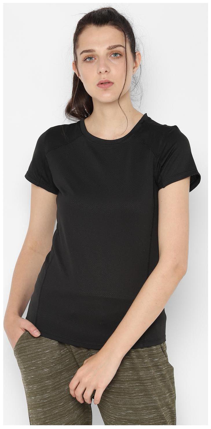 

People Women Solid Regular top - Black