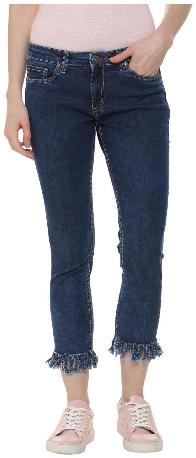 

People Women Blue Straight fit Jeans