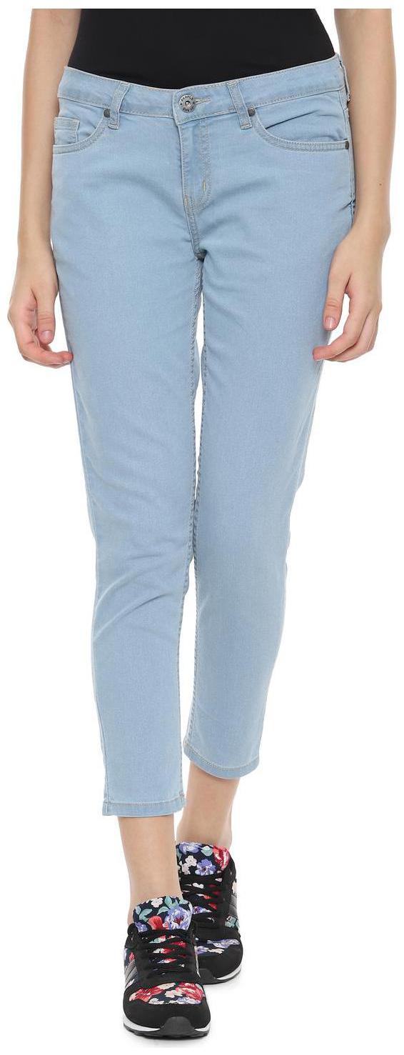

People Women Blue Straight fit Jeans