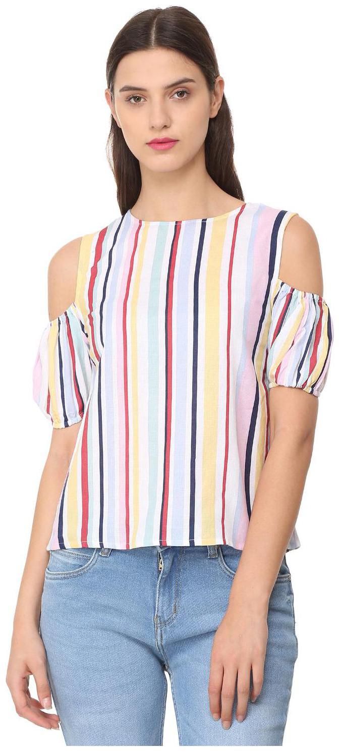 

People Women Striped Regular top - Multi