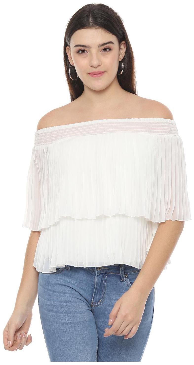 

People Women Solid Regular top - White